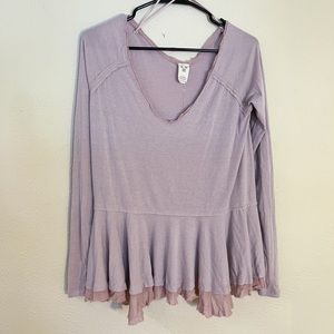 We The Free Urban Outfitters Linen Layered Top Size Xsmall